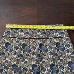 Magaschoni Collection blue gold & cream floral pencil skirt size 8 Photo 8