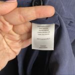 Something Navy Drapey Double Breasted Blazer in Navy Night Size Medium Photo 5