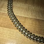 Lexico Fashion Petite pearl braided gold chain link choker Photo 4