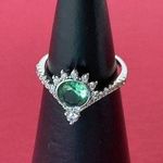 ⭐️Bomb Party RBP3665 “Everyday Sweetness” LC Crystal on Rhodium Size 6 Ring NWT Photo 0