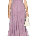 Free People  NWT Puff Sleeve Sundrenched Maxi Dress in Dawn Pink Size XS Photo 0