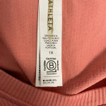 Athleta  Flurry Blizzard Rib Top Base Layer Pink Ribbed Long sleeve Size 1X NWT Photo 7