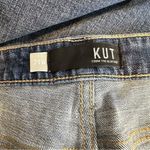 Kut From The Kloth Amy Crop Jeans 20W Plus Size Distressed Stretch Denim Blue Photo 4