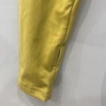 ECHT Women's Mustard Yellow Long Sleeve Crop Top Work Out Shirt Top Sz M Photo 3