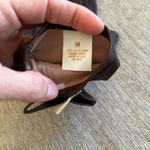 None Genuine leather gloves brown size medium NWT Photo 3