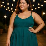 Torrid  Green Sleeveless Sundress for Weddings Photo 0