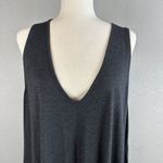 Natural Life  Sleeveless Wide Leg Jumpsuit One Size Gray Heather Jersey Pockets Photo 1