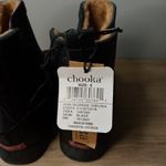 Chooka Delridge Chelsea Black Waterproof Plush Lined Rain Ankle Boots Size 6 Photo 8