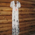 Show Me Your Mumu NWT  White Floral Faye Maxi Dress FLAW Photo 4