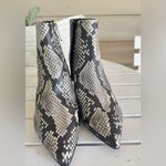 Circus by Sam Edelman  Black and White Snake Print Heeled Boots Photo 2