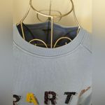 Aerie blue sequin PARTY sweatshirt M Photo 7