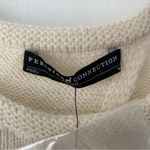 Peruvian Connection  NWTs Angelica Pullover Open Back Cream Sweater Medium Alpaca Photo 5