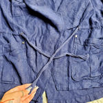 Torrid  Navy Drape Front Utility Vest Photo 4