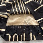 Moulinette Soeurs NWOT Anthropologie Strapless Black and Cream Dress, size 6 Photo 7
