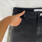 Adika Black Denim Ombré Sides High Rise Tapered Leg Jean Size M Photo 3