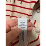 Madewell ‎ Shirttail Tee In Striped Red Small #A6759 Photo 2