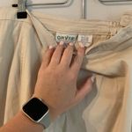 Orvis Womens Pants Cream Solid Cropped Beachy Medium Photo 3