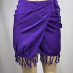 Zuliana Purple 100% Rayon Skirt Made in USA New With Tags Photo 0