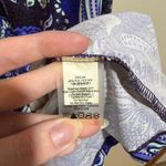 Title Nine  Dream Purple Dress Half Sleeve Floral Paisley Size Small Active Photo 6