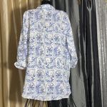 C&C California  L 100% Linen tropical button down top Photo 5