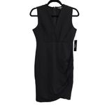 Lulus Cocktail Hour Black Sleeveless Tulip Mini Dress Photo 1