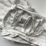 American Eagle  Outfitters • White Destructed Mom Jeans Photo 2