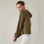 Athleta Seasoft Hoodie in Olive Green Size XS Photo 2