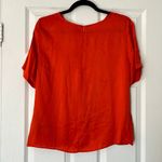 ZARA Satin Twist-Front Blouse - Size S Photo 3