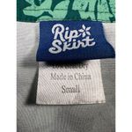 Rip Skirt Hawaii Adjustable Wrap Skirt Lightweight Green Tropical Print Size S Photo 3