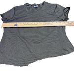 Avia   Women's T-Shirt  Fitted Style Striped Gray Knit Gym Workout  Size M Photo 3