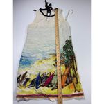 Juicy Couture Juicy‎ Couture Beach Print Dress Sleeveless Casual Sundress Black Trim S Photo 2