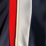 Joseph Ribkoff  Navy Red White & Tan Side Stripes Dress Photo 2