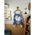 Natural Life  Palmer Blue Tie-Dye Cropped Sweatshirt - Size - XL Photo 3