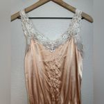 Victoria's Secret Victoria’s Secret Angels Peach and Cream Satin and Lace Romper size Medium Photo 4