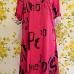 La’Ros Long sleeve midi shirt dress in pink Photo 4