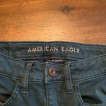 American Eagle  Skinny‎ Jeans Size 2 Short Green Distressed Super Hi-Rise Jegging Photo 1