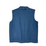 New Directions Blue Cat Pattern Vest size L Size L Photo 1
