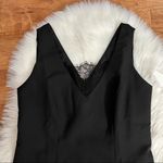 Bar III Black Lace Trim Mini Dress Photo 4