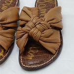 Sam Edelman  Garson Sandals Womens 6M Brown Leather Slip On Slides Summer Shoes Photo 4