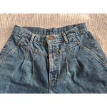 Chic Vintage Bareback Mom Jeans 28 in High Waist 80s 90s Tapered EUC Blue Photo 2