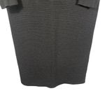 Per Se by Carlisle Gray Ribbed Knit Turtleneck Dress S Silk Blend Sweater Dress Photo 5
