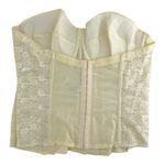 Dominique (42D) VINTAGE Y2K Cream Ivory Lace Longline Strapless Bustier Size undefined Photo 3