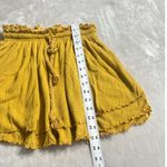 Free People Beach Sweet Lady Set Women's XS Mustard Yellow Long Sleeve Ruffle Photo 9