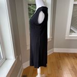 Old Navy Black Scoop Neck Loose Fit Pocket Tee Dress Size Small Tall Photo 3