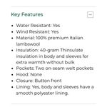 LL Bean Women’s Classic Lambswool Polo Coat Three Photo 7