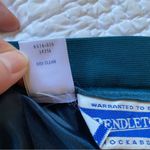 Pendleton Vintage Turquoise Pencil Skirt EVC - with pockets! Size 10 Photo 9