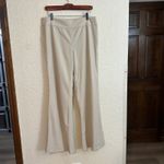 Lafayette 148 Pants Womens 8 Waverly Wide Leg Wool Dress Office Beige Stretch Tan Photo 1