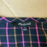 Madewell Plaid Flannel Raglan Button-Front Shirtdress Photo 7