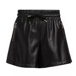 Generation Love Womens Arianna Vegan Leather Shorts - Black XS Photo 0