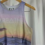 FIT Small Ocean Nature Breathe Boho Hippie Sunset Outdoor Tank Top Workout Gym Purple Photo 6